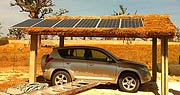 Toiture solaire sur garage